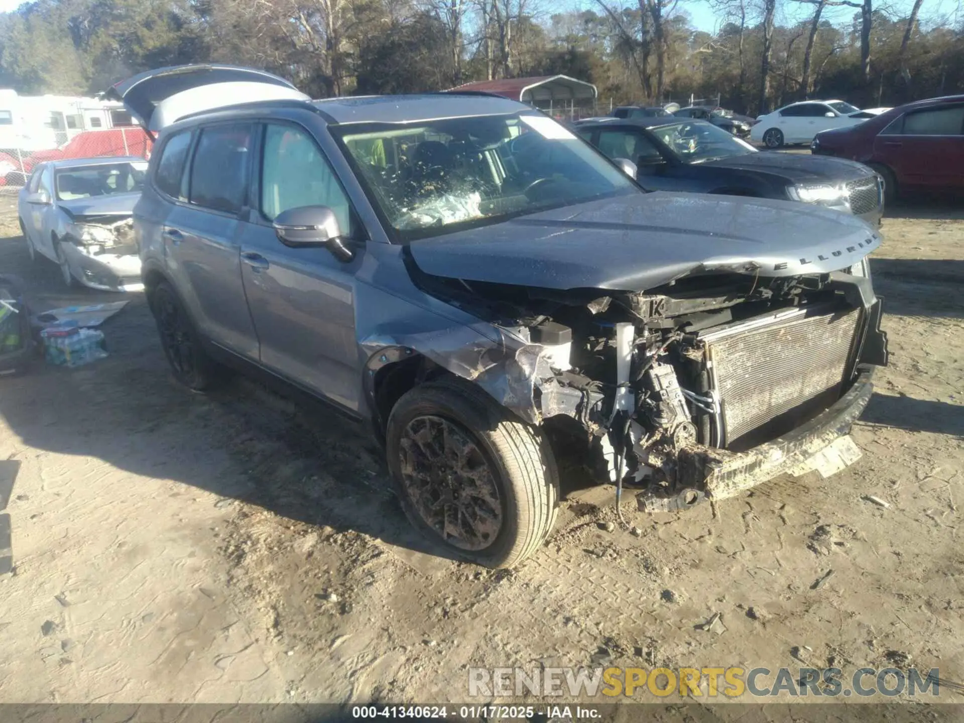 1 Photograph of a damaged car 5XYP5DHC1NG230900 KIA TELLURIDE 2022