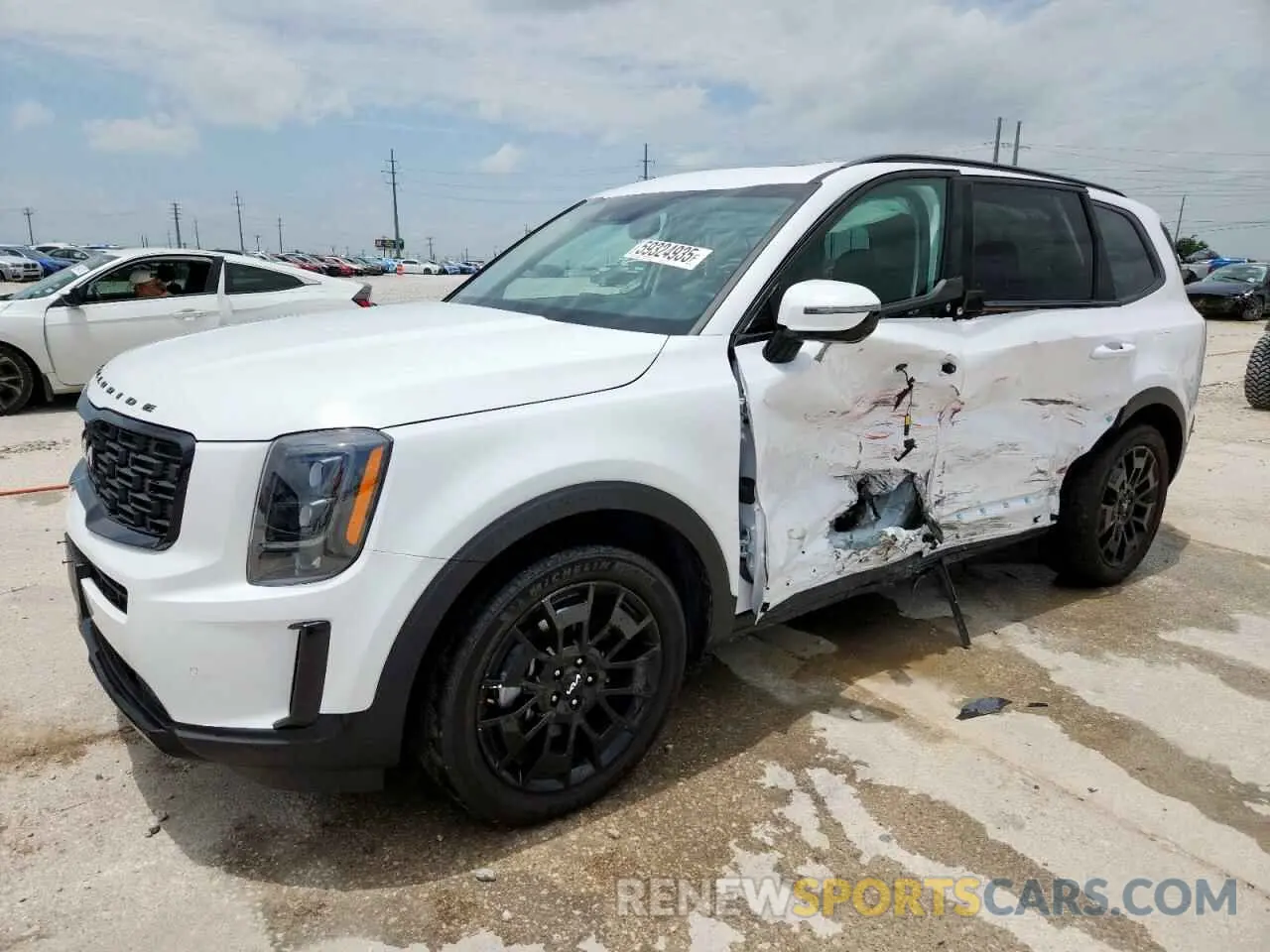 1 Photograph of a damaged car 5XYP5DHC2NG196482 KIA TELLURIDE 2022