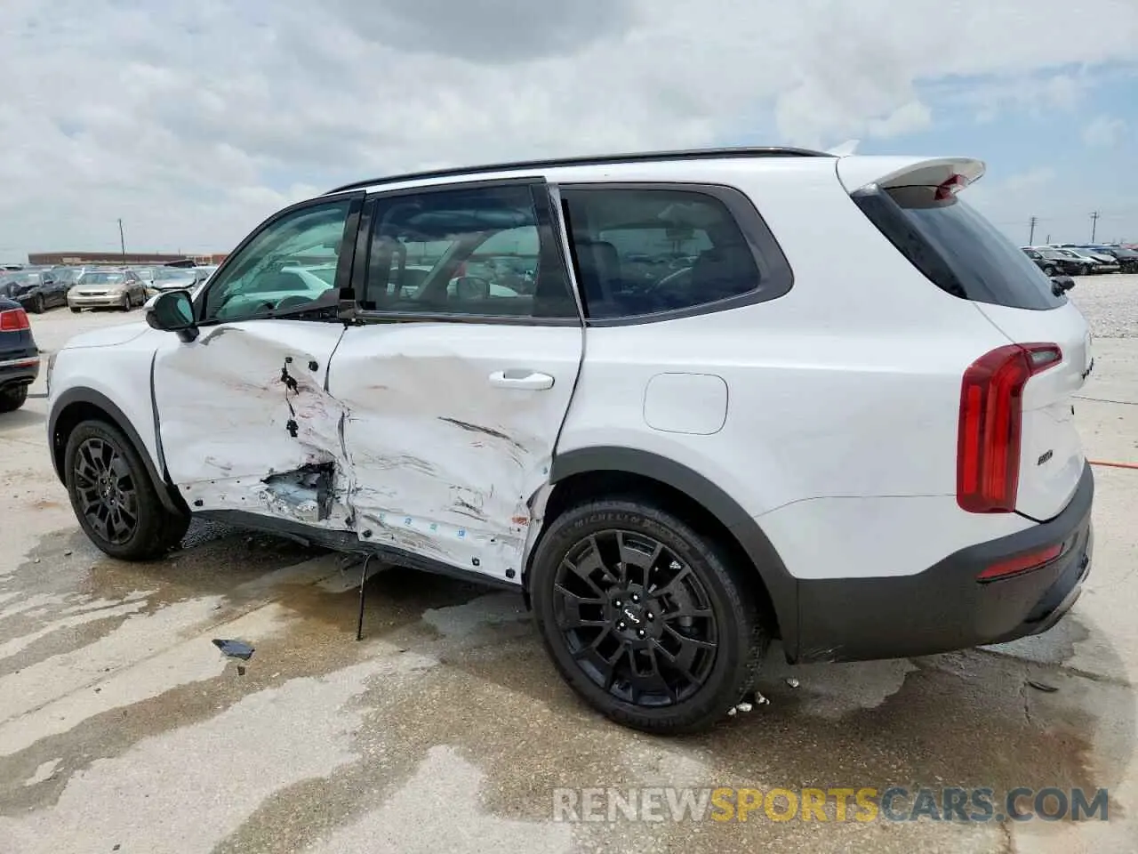 2 Photograph of a damaged car 5XYP5DHC2NG196482 KIA TELLURIDE 2022