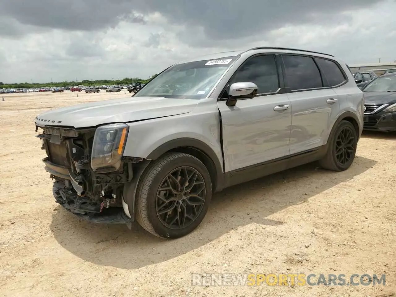 1 Photograph of a damaged car 5XYP5DHC2NG226841 KIA TELLURIDE 2022