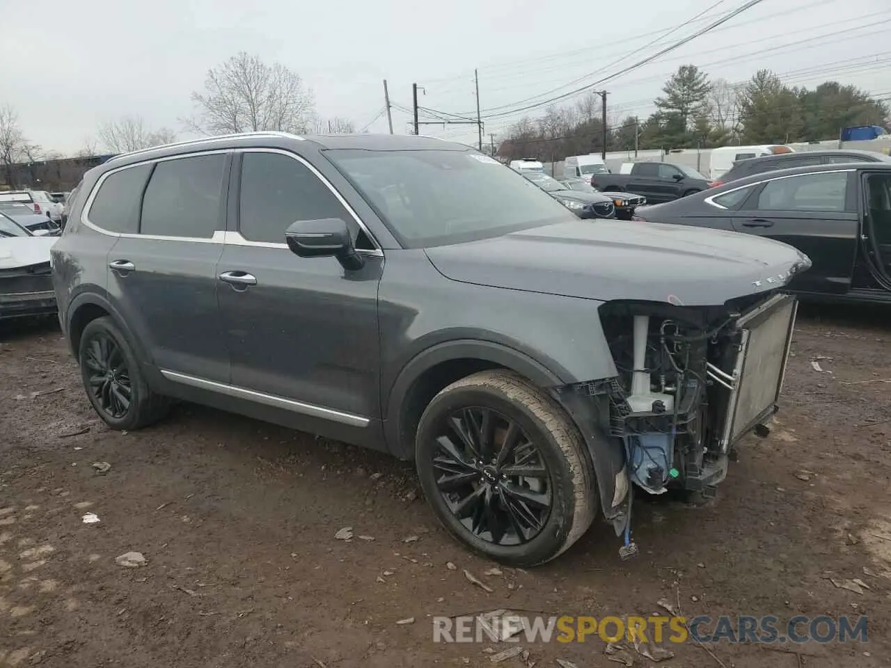 4 Photograph of a damaged car 5XYP5DHC2NG294671 KIA TELLURIDE 2022