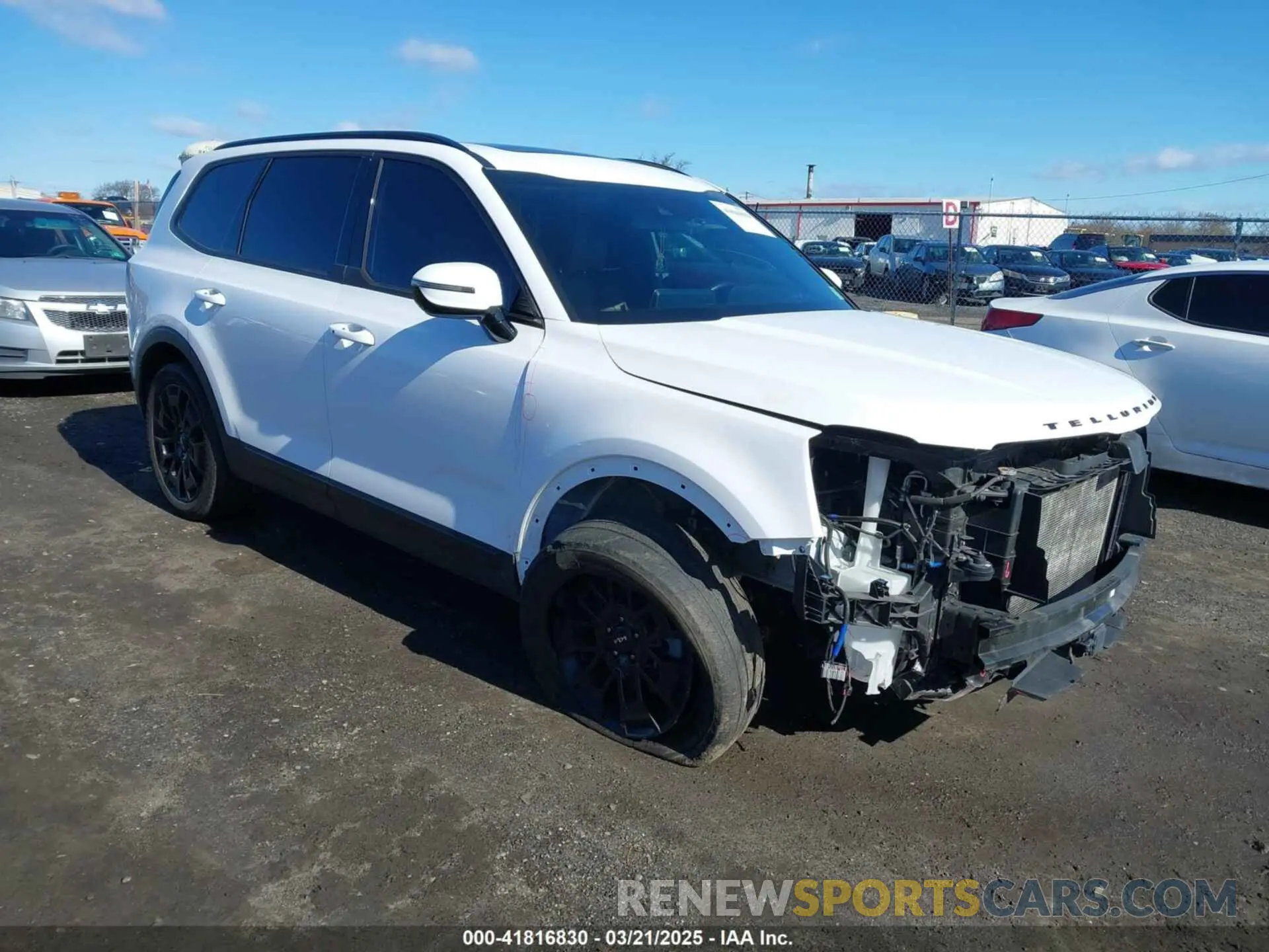 1 Photograph of a damaged car 5XYP5DHC2NG299501 KIA TELLURIDE 2022