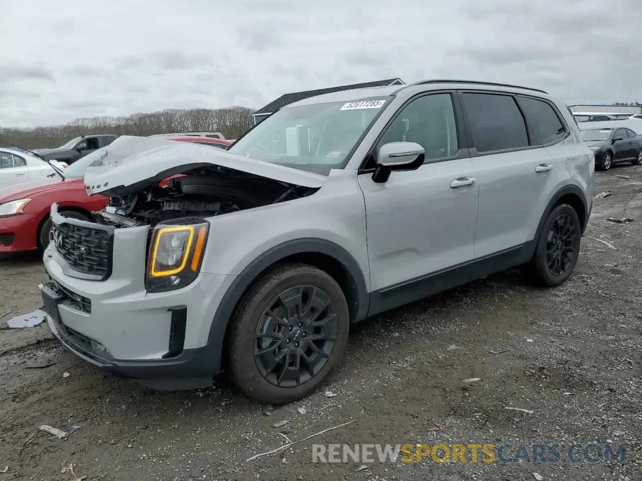 1 Photograph of a damaged car 5XYP5DHC3NG288104 KIA TELLURIDE 2022