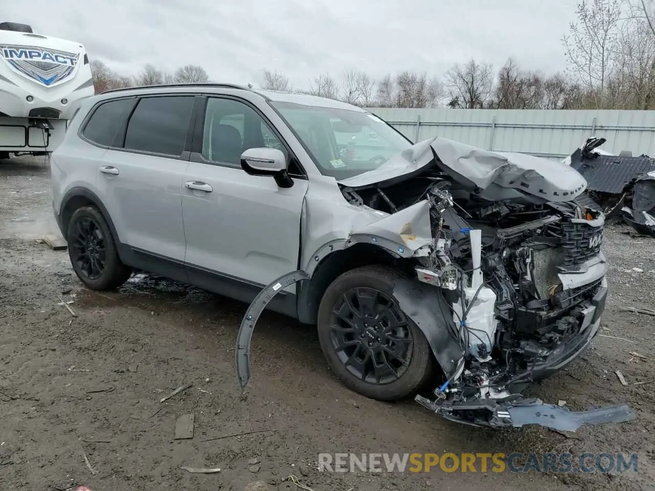 4 Photograph of a damaged car 5XYP5DHC3NG288104 KIA TELLURIDE 2022