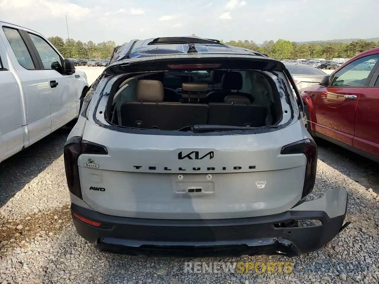 6 Photograph of a damaged car 5XYP5DHC4NG291268 KIA TELLURIDE 2022