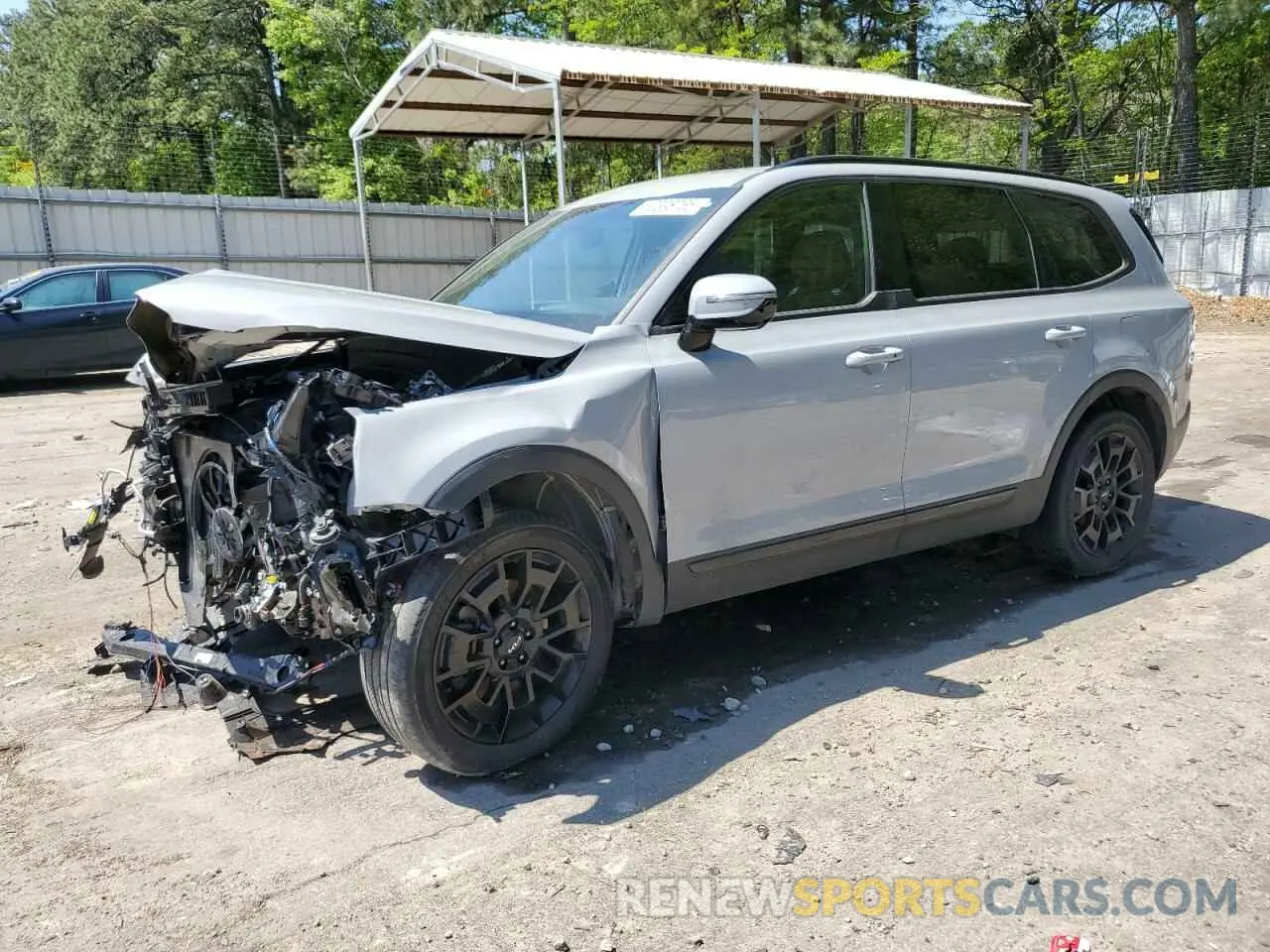 1 Photograph of a damaged car 5XYP5DHC5NG194998 KIA TELLURIDE 2022