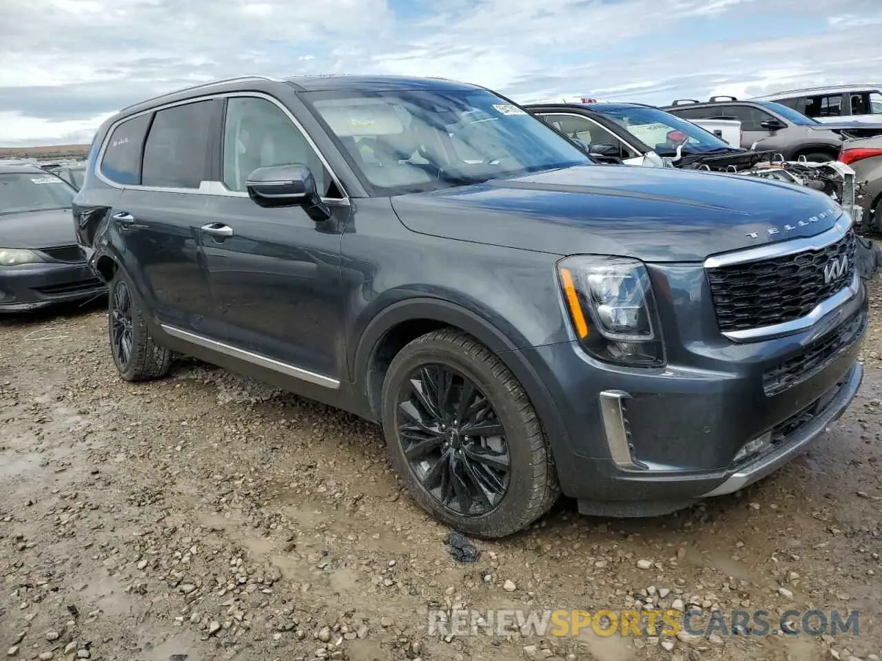 4 Photograph of a damaged car 5XYP5DHC6NG276609 KIA TELLURIDE 2022