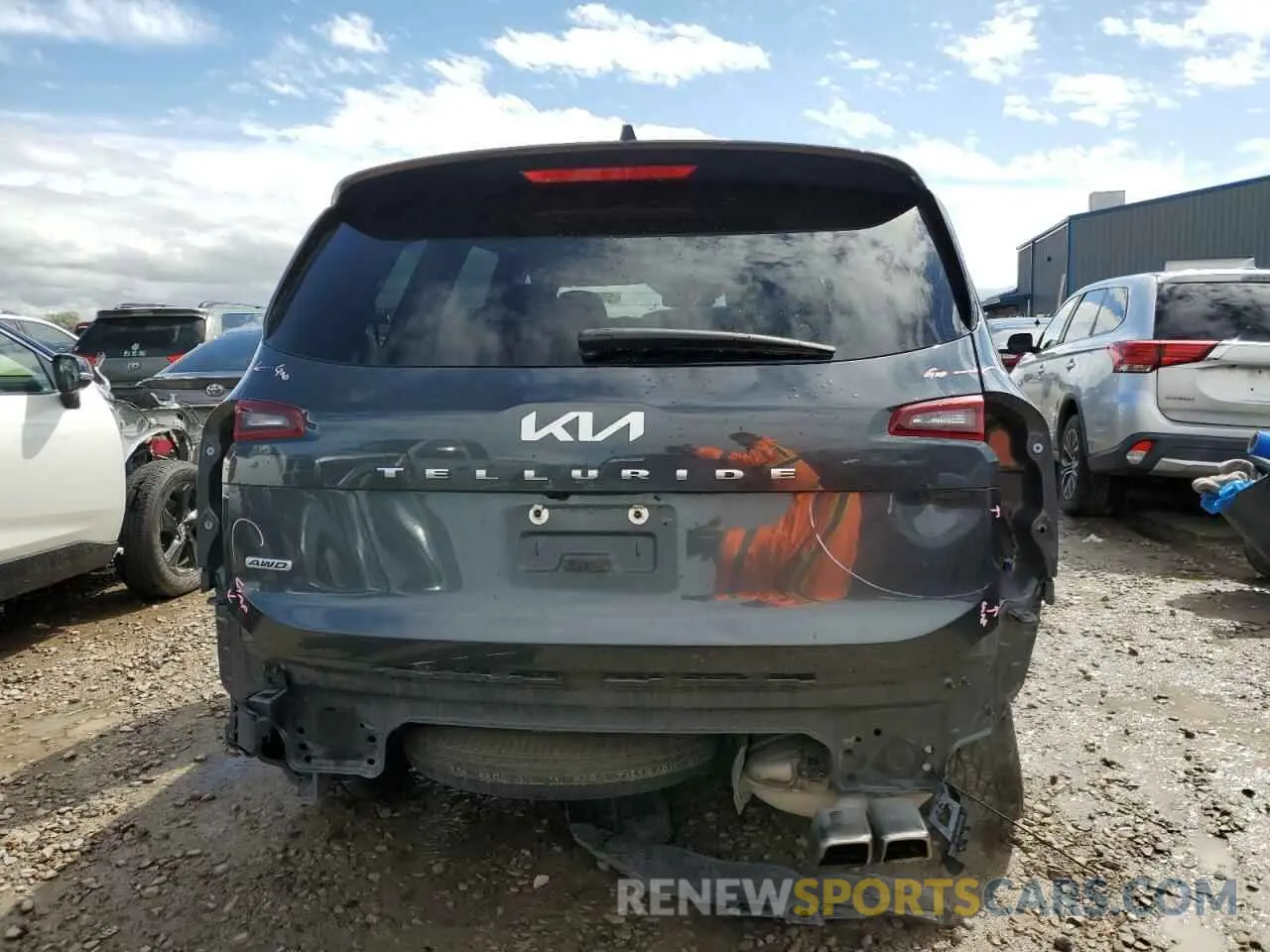 6 Photograph of a damaged car 5XYP5DHC6NG276609 KIA TELLURIDE 2022