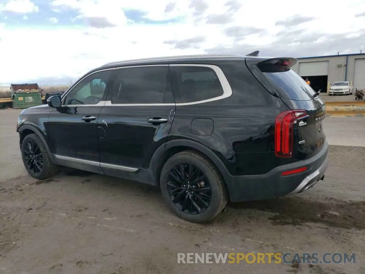 2 Photograph of a damaged car 5XYP5DHC6NG293328 KIA TELLURIDE 2022