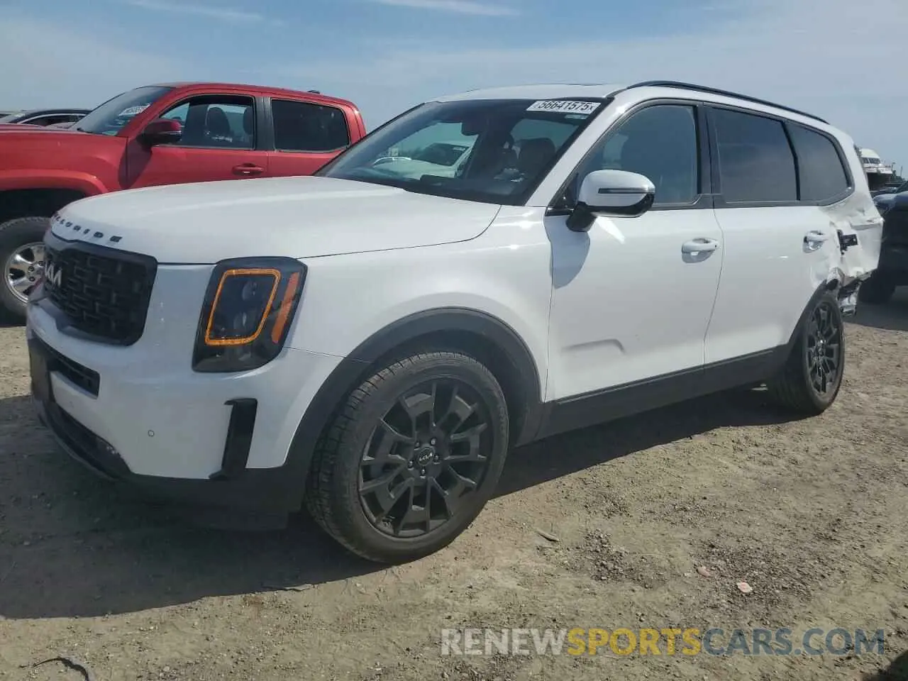 1 Photograph of a damaged car 5XYP5DHC7NG242551 KIA TELLURIDE 2022