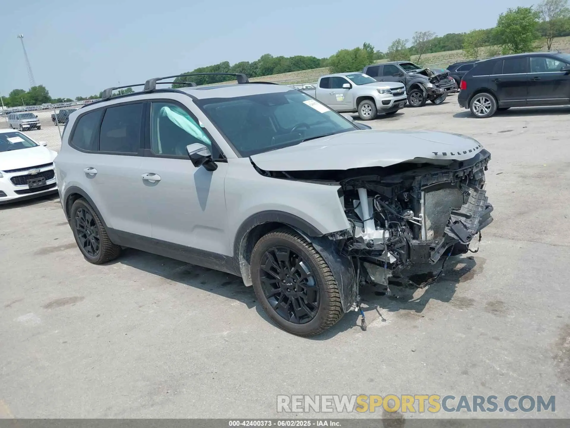 1 Photograph of a damaged car 5XYP5DHC7NG262332 KIA TELLURIDE 2022
