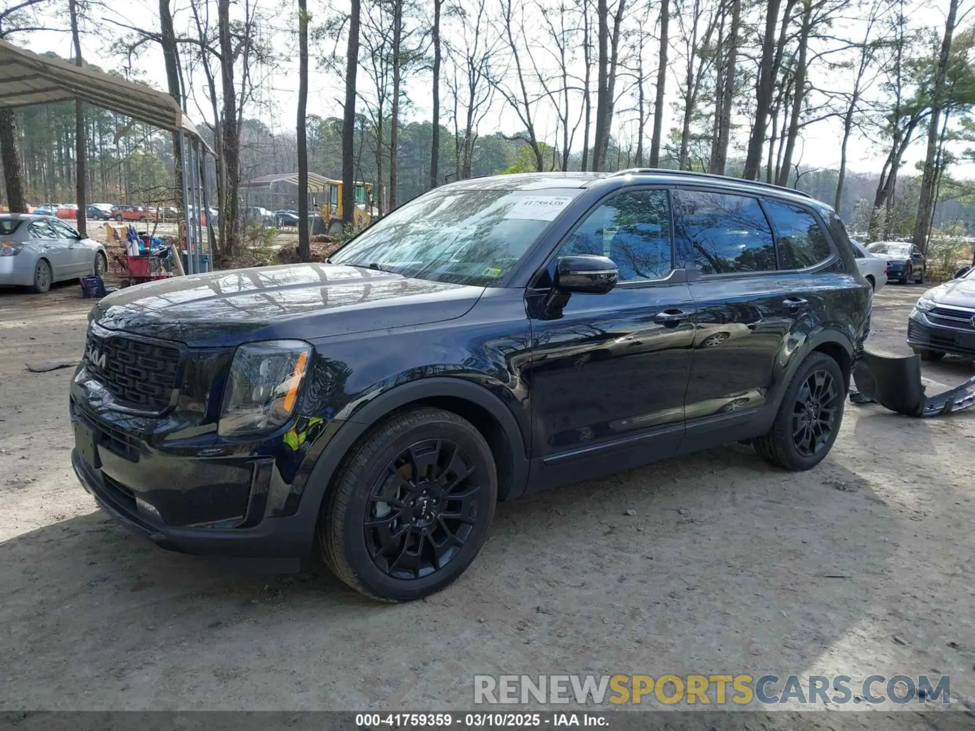 2 Photograph of a damaged car 5XYP5DHC7NG296481 KIA TELLURIDE 2022