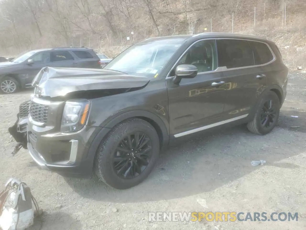 1 Photograph of a damaged car 5XYP5DHC8NG199354 KIA TELLURIDE 2022