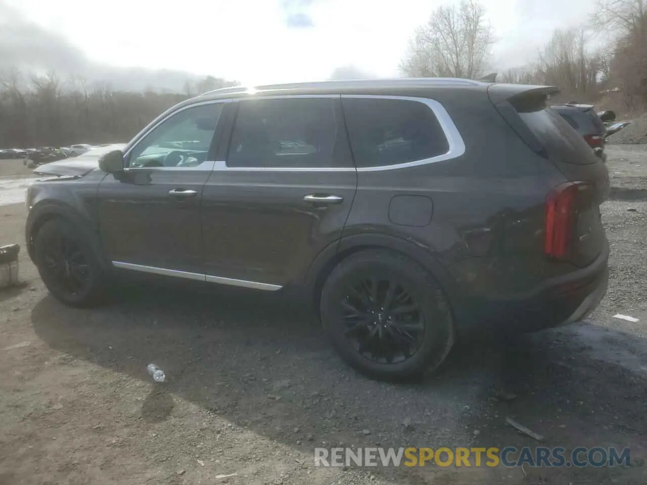 2 Photograph of a damaged car 5XYP5DHC8NG199354 KIA TELLURIDE 2022