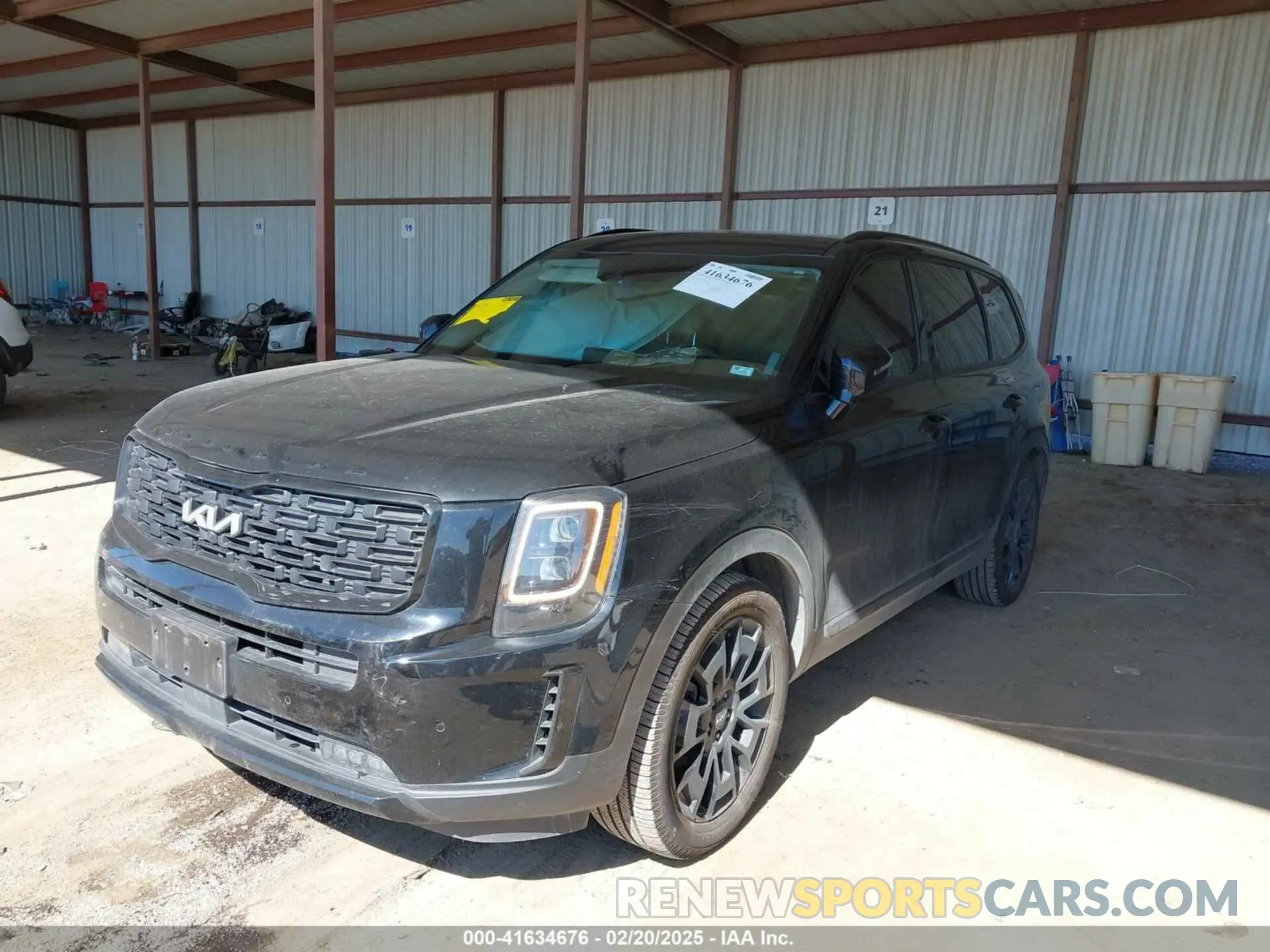 2 Photograph of a damaged car 5XYP5DHC8NG247726 KIA TELLURIDE 2022