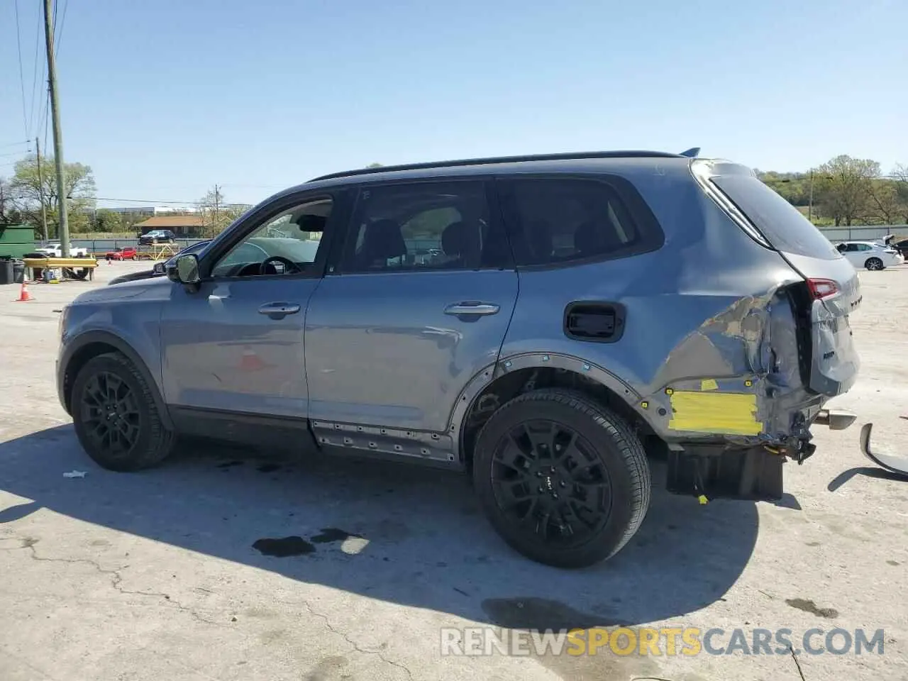 2 Photograph of a damaged car 5XYP5DHC8NG295985 KIA TELLURIDE 2022