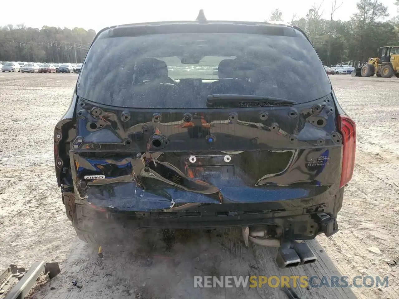 6 Photograph of a damaged car 5XYP5DHC9NG219577 KIA TELLURIDE 2022