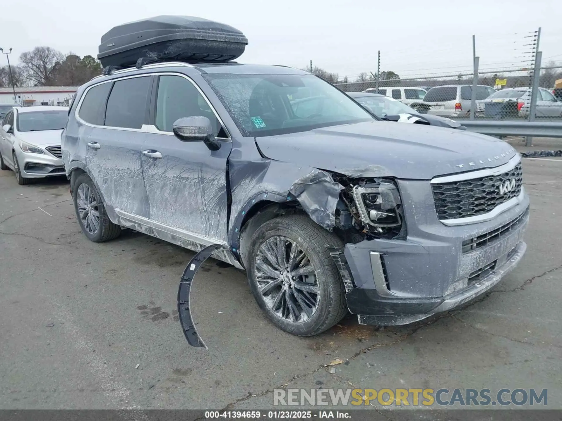 1 Photograph of a damaged car 5XYP5DHC9NG232524 KIA TELLURIDE 2022