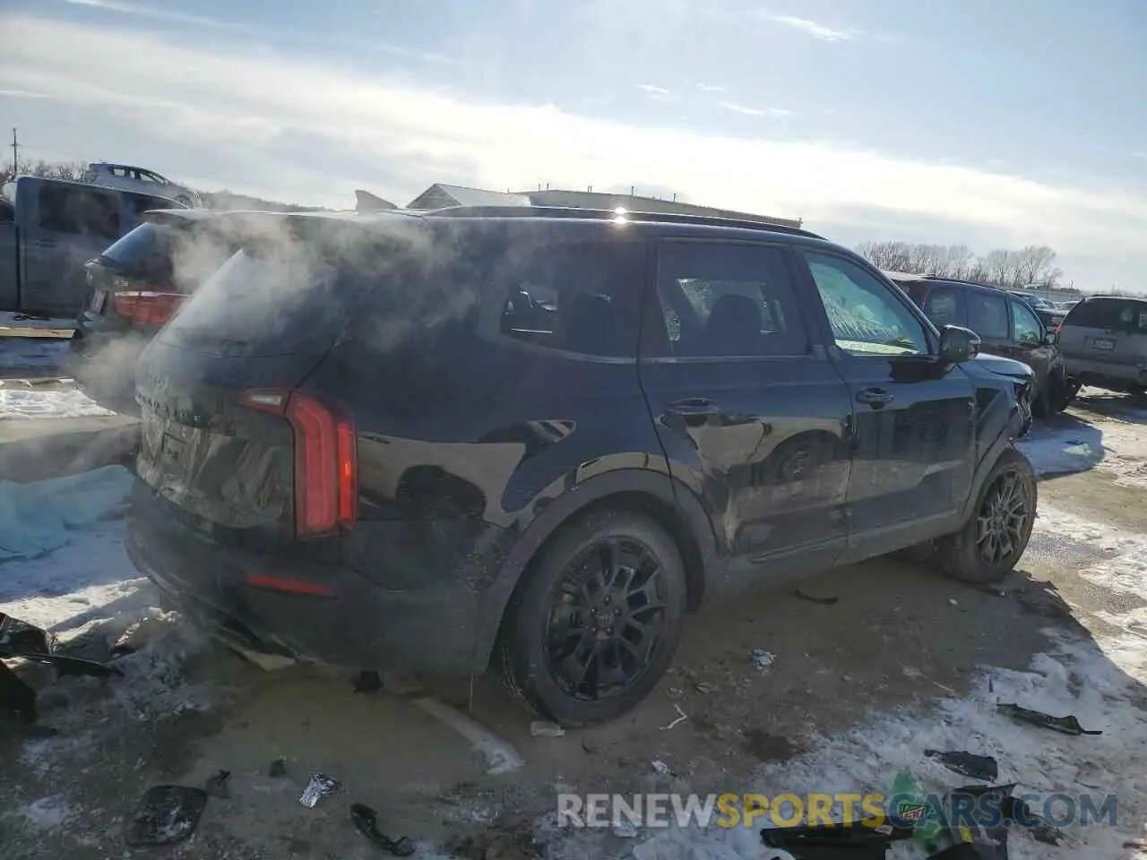 3 Photograph of a damaged car 5XYP5DHC9NG281139 KIA TELLURIDE 2022