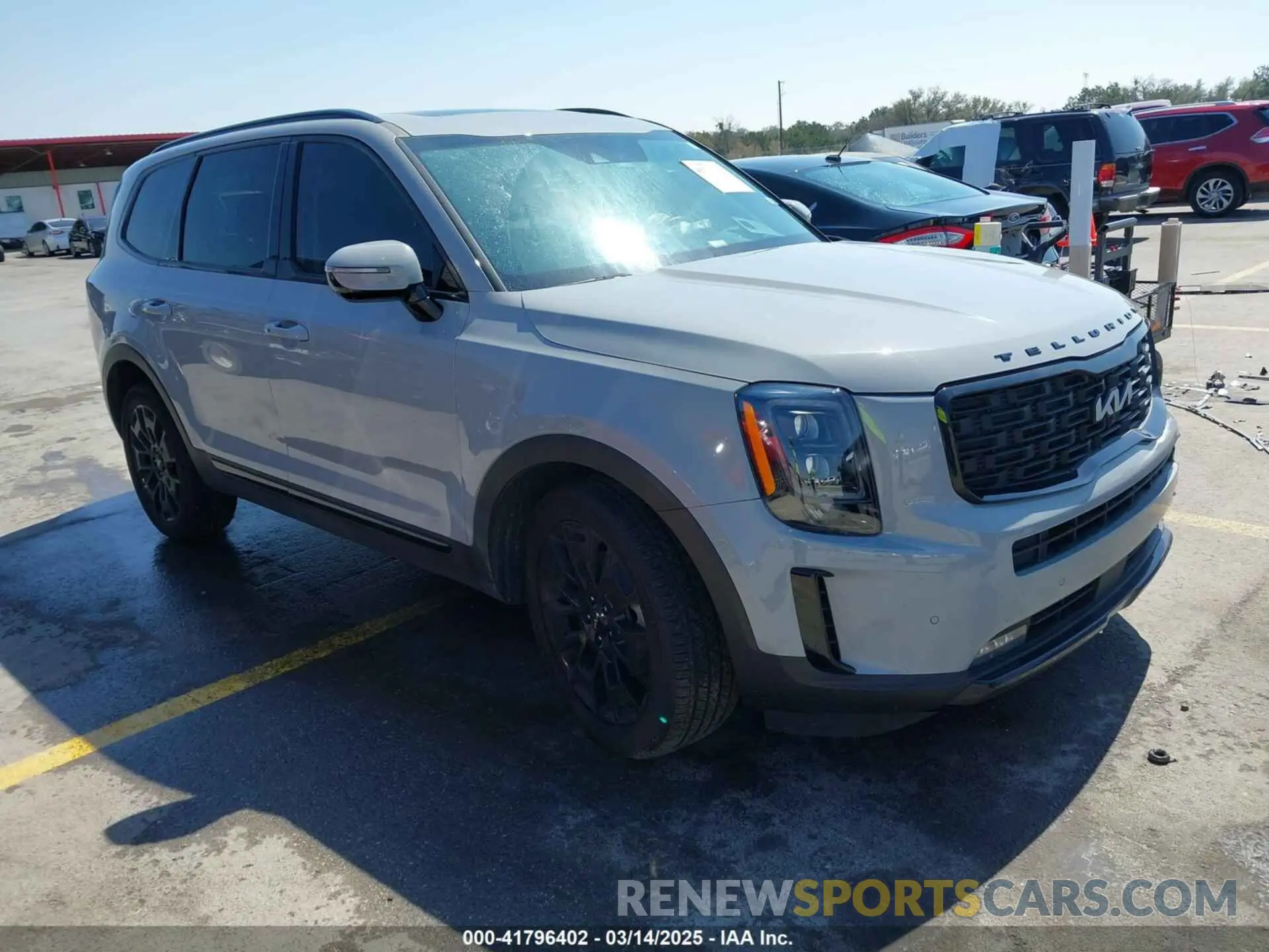 1 Photograph of a damaged car 5XYP5DHC9NG289323 KIA TELLURIDE 2022