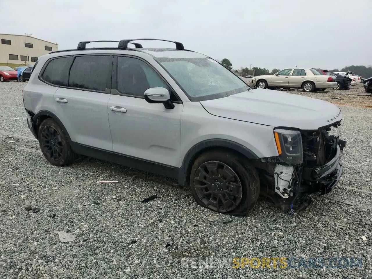 4 Photograph of a damaged car 5XYP5DHCXNG223489 KIA TELLURIDE 2022