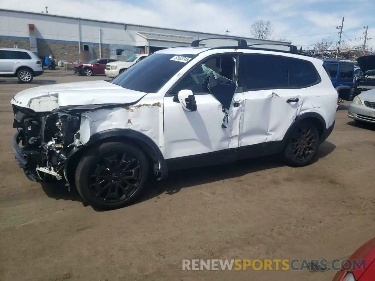 1 Photograph of a damaged car 5XYP5DHCXNG247033 KIA TELLURIDE 2022