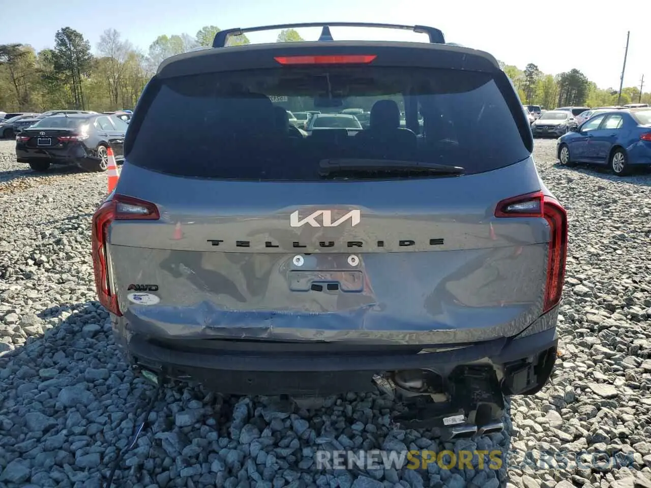 6 Photograph of a damaged car 5XYP5DHCXNG262793 KIA TELLURIDE 2022