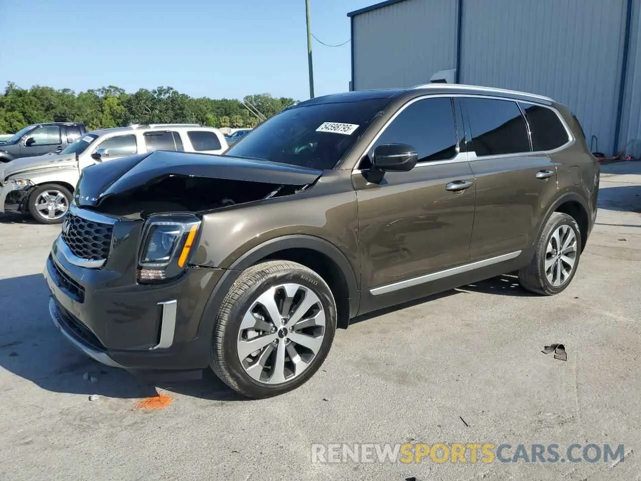 1 Photograph of a damaged car 5XYP64HC0NG223272 KIA TELLURIDE 2022