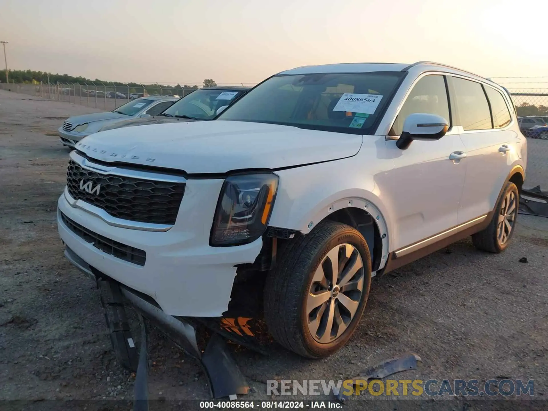 2 Photograph of a damaged car 5XYP64HC1NG310548 KIA TELLURIDE 2022