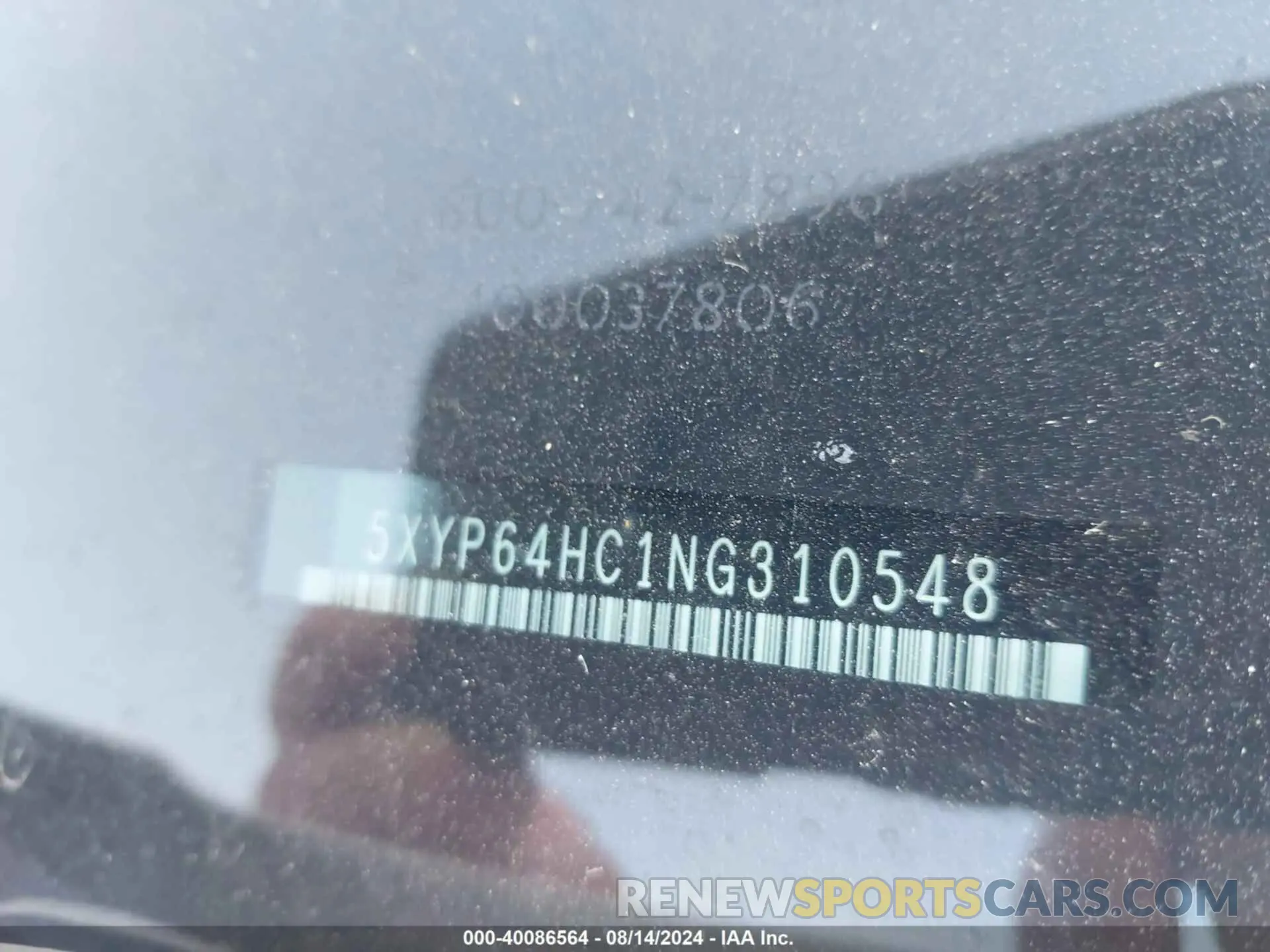 9 Photograph of a damaged car 5XYP64HC1NG310548 KIA TELLURIDE 2022