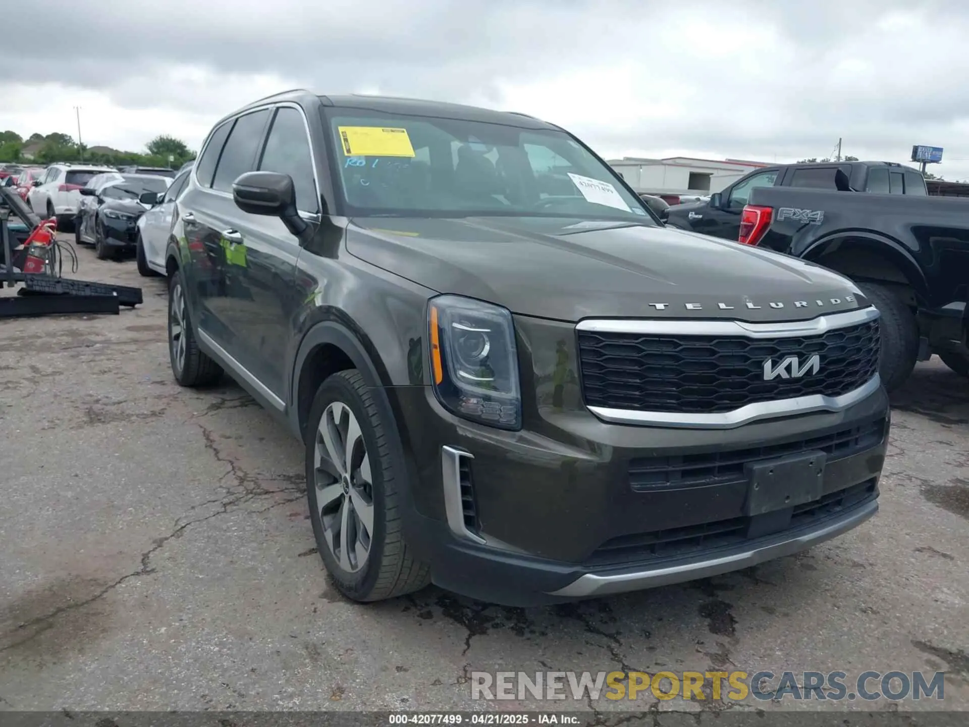 1 Photograph of a damaged car 5XYP64HC3NG256251 KIA TELLURIDE 2022