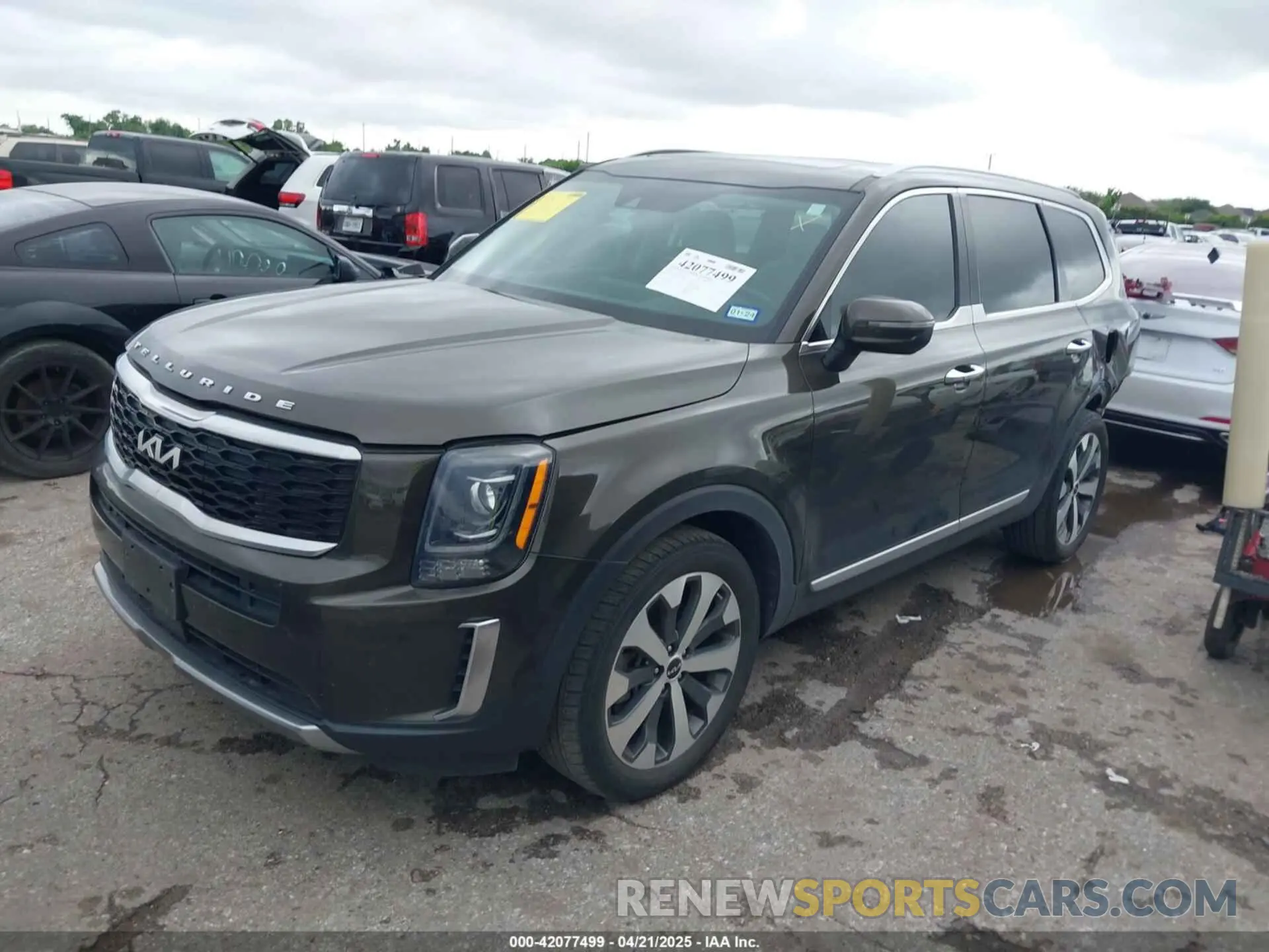 2 Photograph of a damaged car 5XYP64HC3NG256251 KIA TELLURIDE 2022