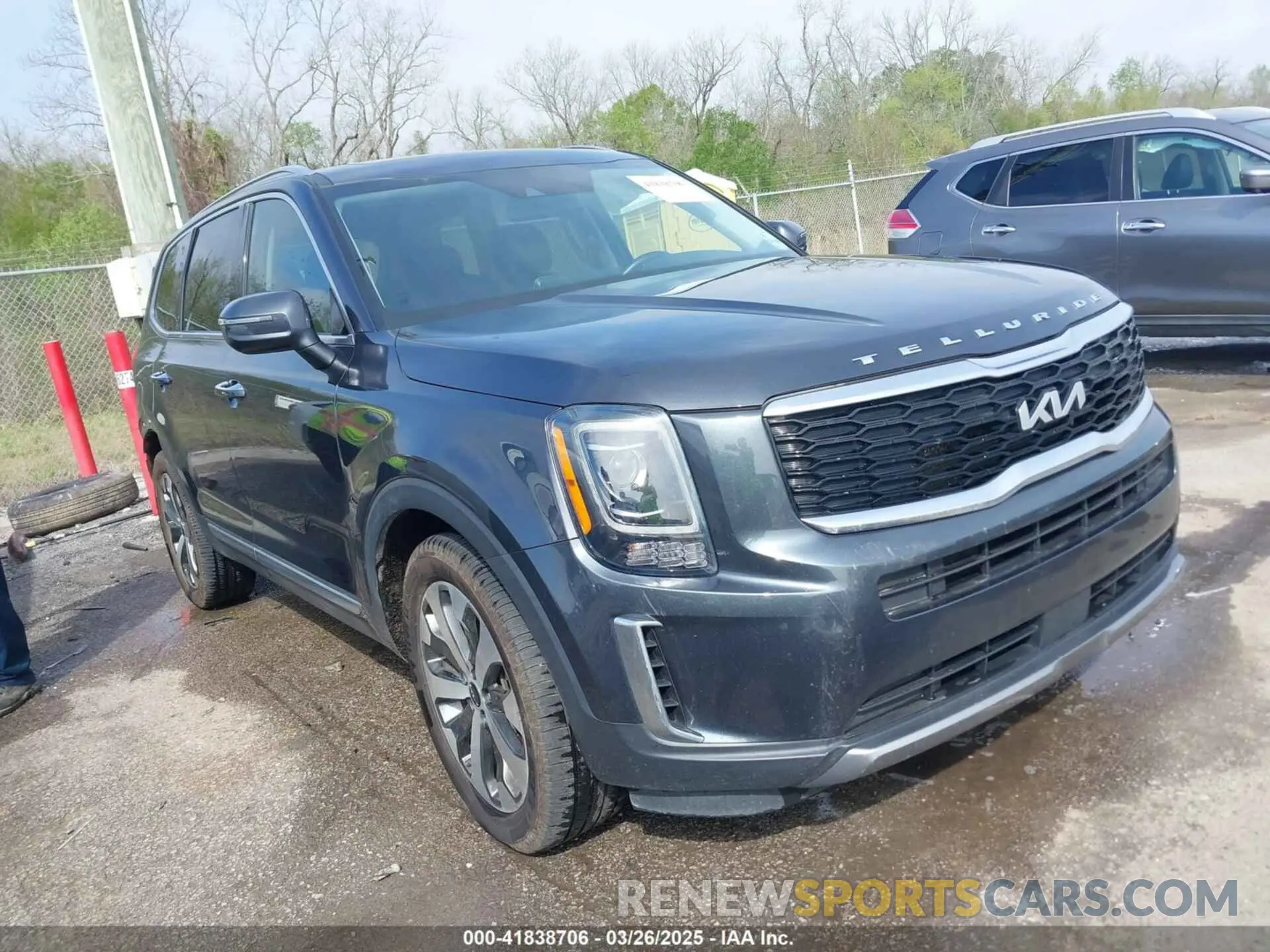1 Photograph of a damaged car 5XYP64HC6NG232543 KIA TELLURIDE 2022