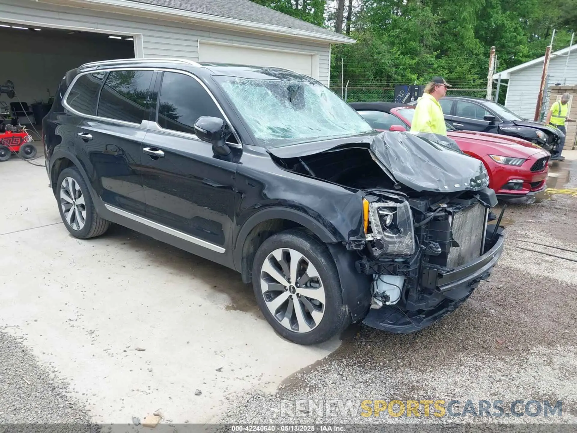1 Photograph of a damaged car 5XYP64HC6NG261279 KIA TELLURIDE 2022