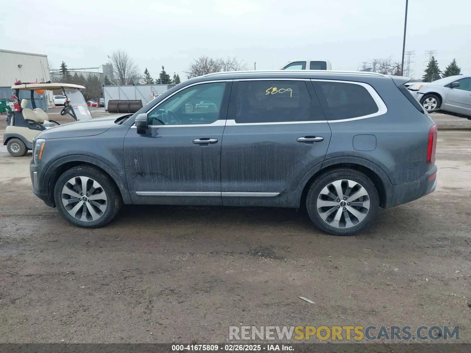 14 Photograph of a damaged car 5XYP6DHC1NG233633 KIA TELLURIDE 2022