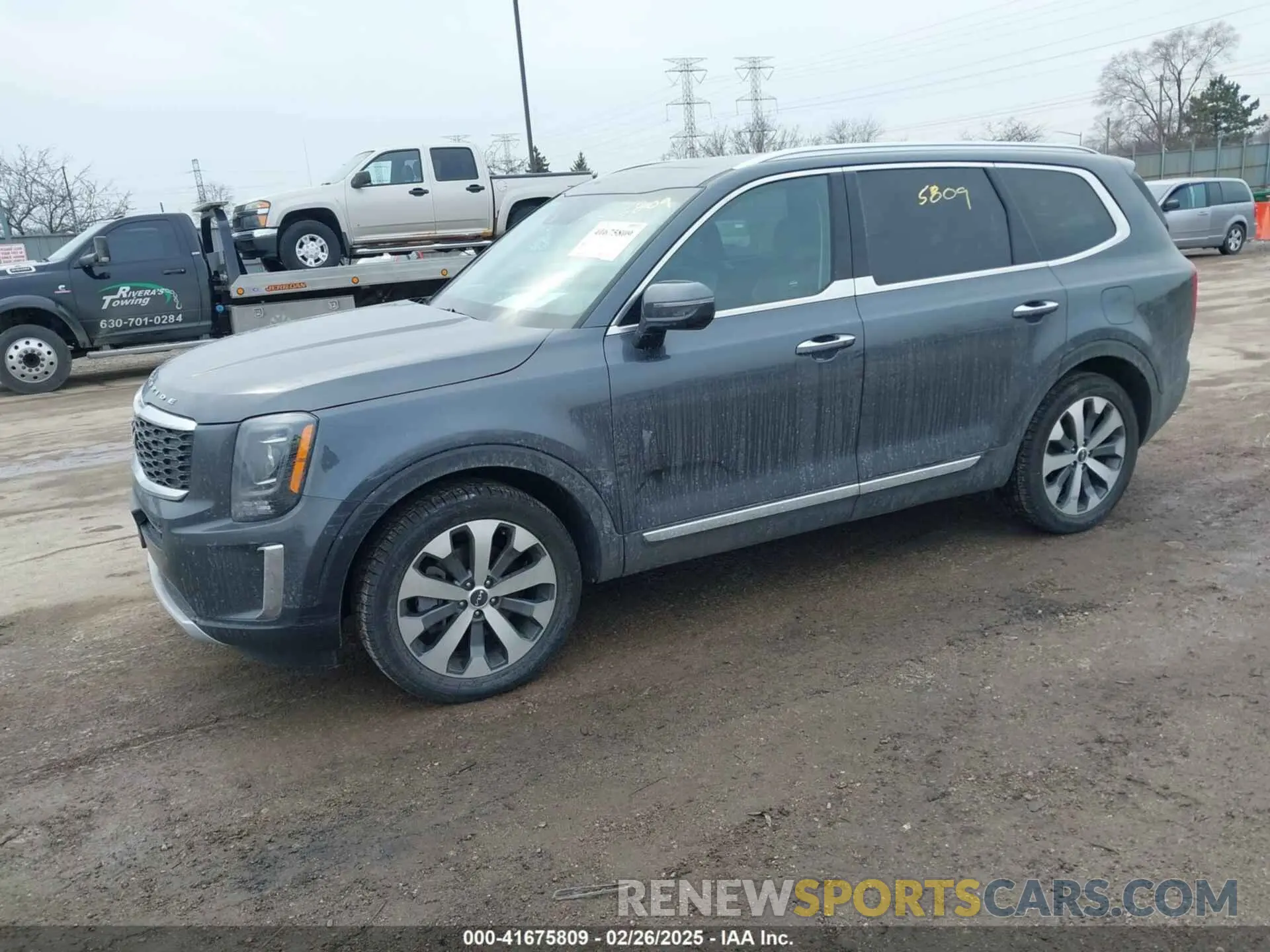 2 Photograph of a damaged car 5XYP6DHC1NG233633 KIA TELLURIDE 2022