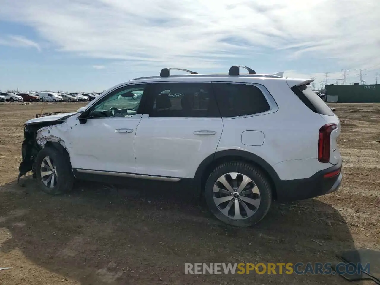 2 Photograph of a damaged car 5XYP6DHC1NG324448 KIA TELLURIDE 2022