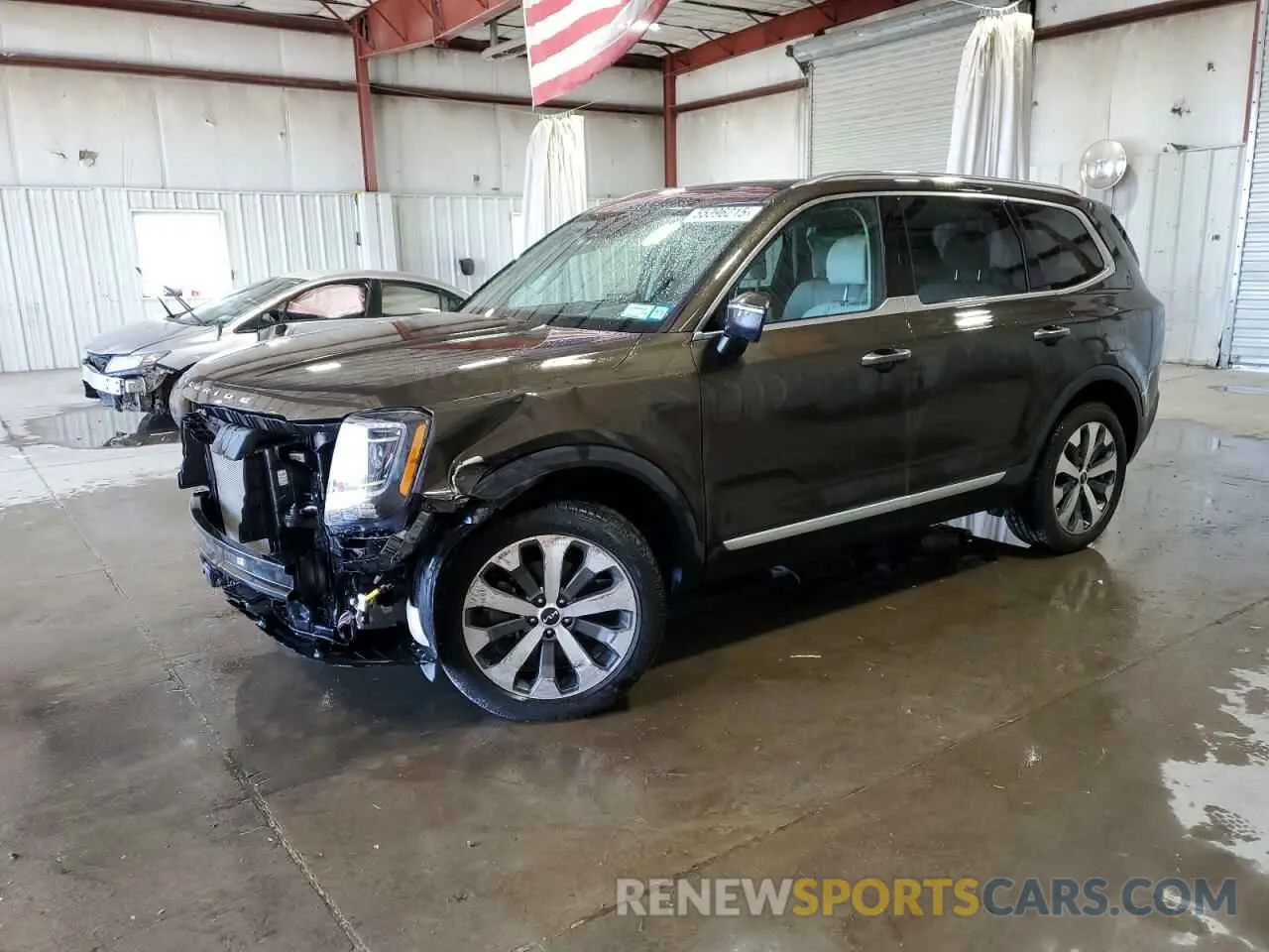 1 Photograph of a damaged car 5XYP6DHC2NG285465 KIA TELLURIDE 2022