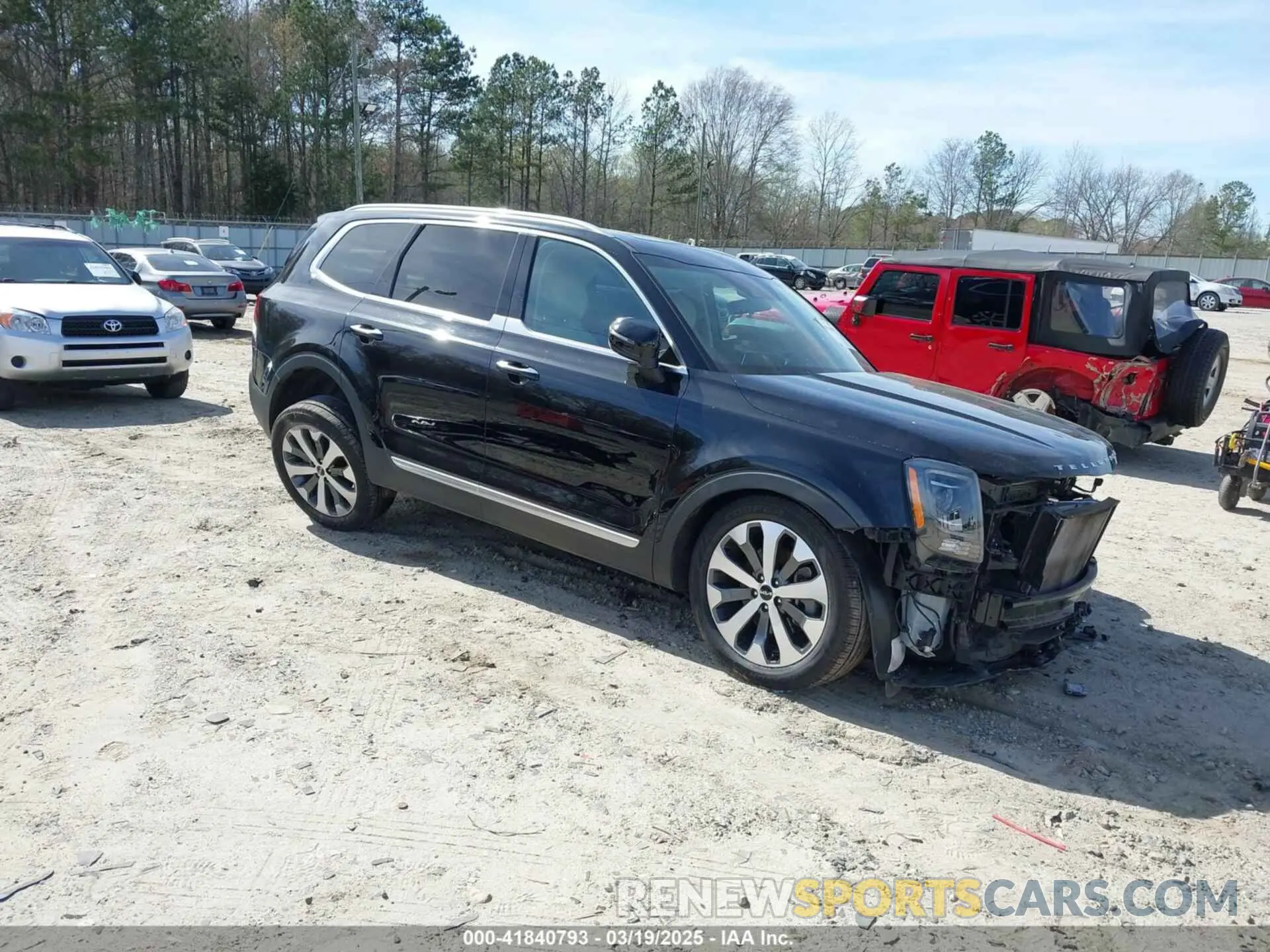 1 Photograph of a damaged car 5XYP6DHC3NG239238 KIA TELLURIDE 2022
