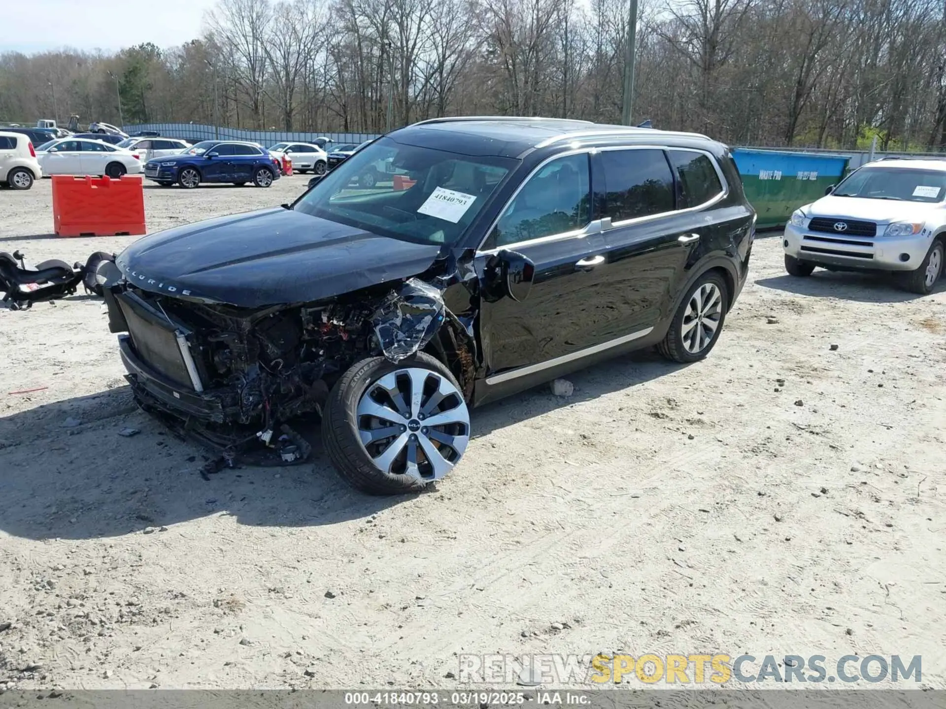 2 Photograph of a damaged car 5XYP6DHC3NG239238 KIA TELLURIDE 2022