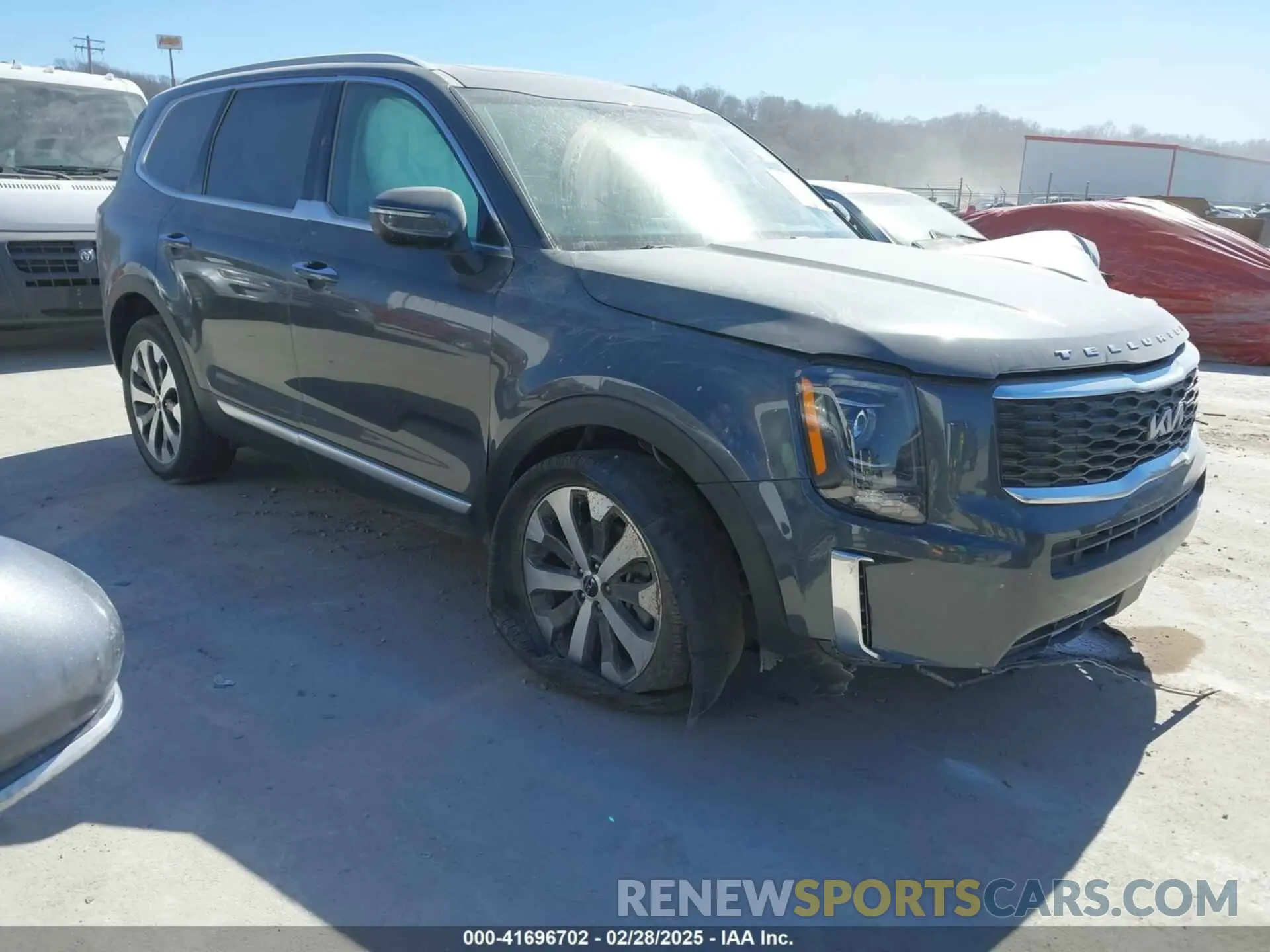 1 Photograph of a damaged car 5XYP6DHC6NG236642 KIA TELLURIDE 2022
