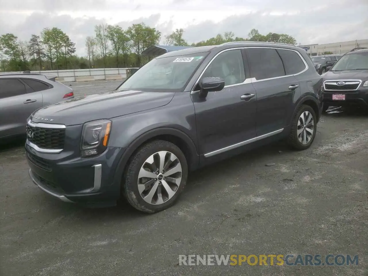 1 Photograph of a damaged car 5XYP6DHC6NG240156 KIA TELLURIDE 2022