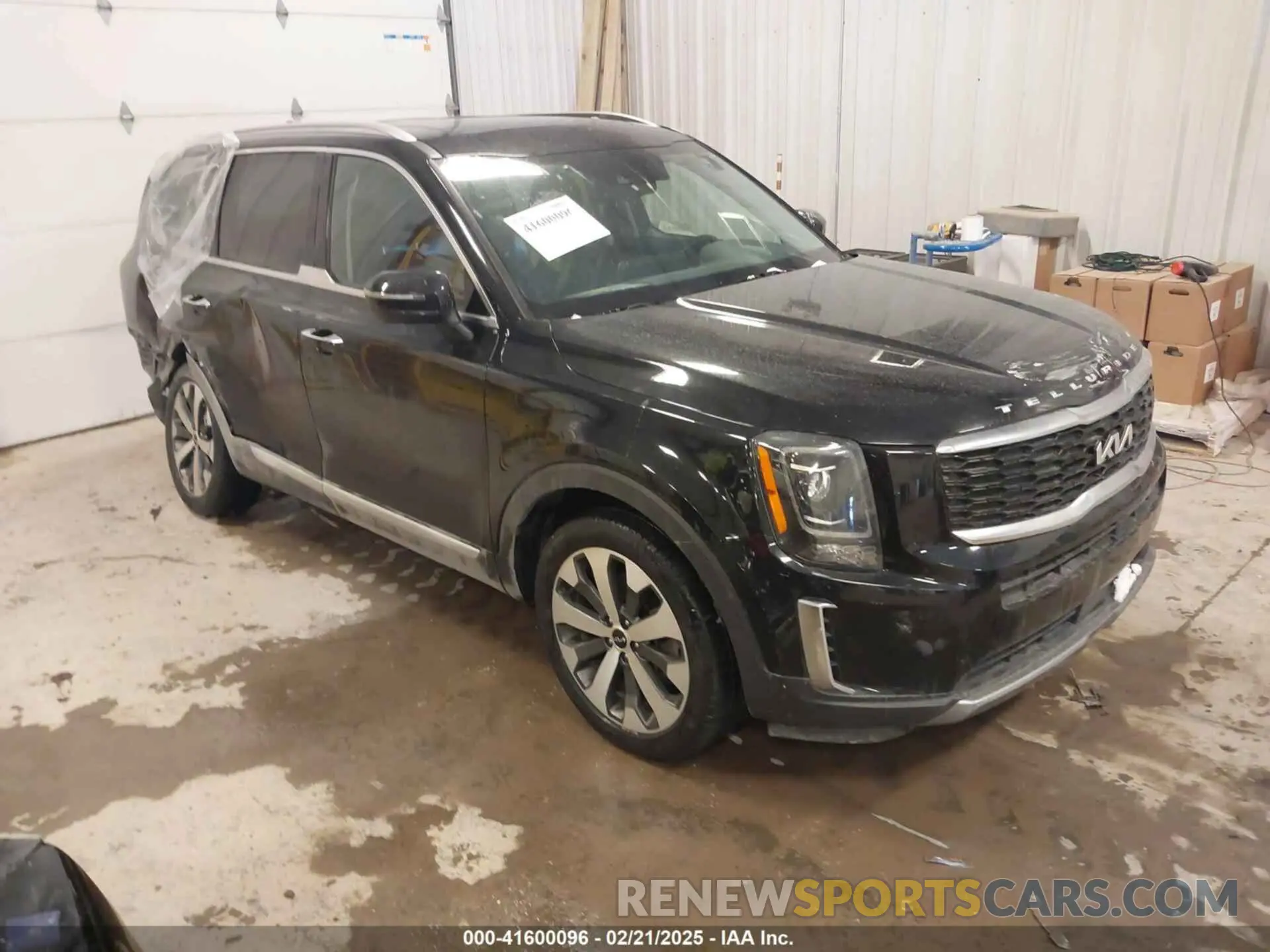 1 Photograph of a damaged car 5XYP6DHC7NG222796 KIA TELLURIDE 2022