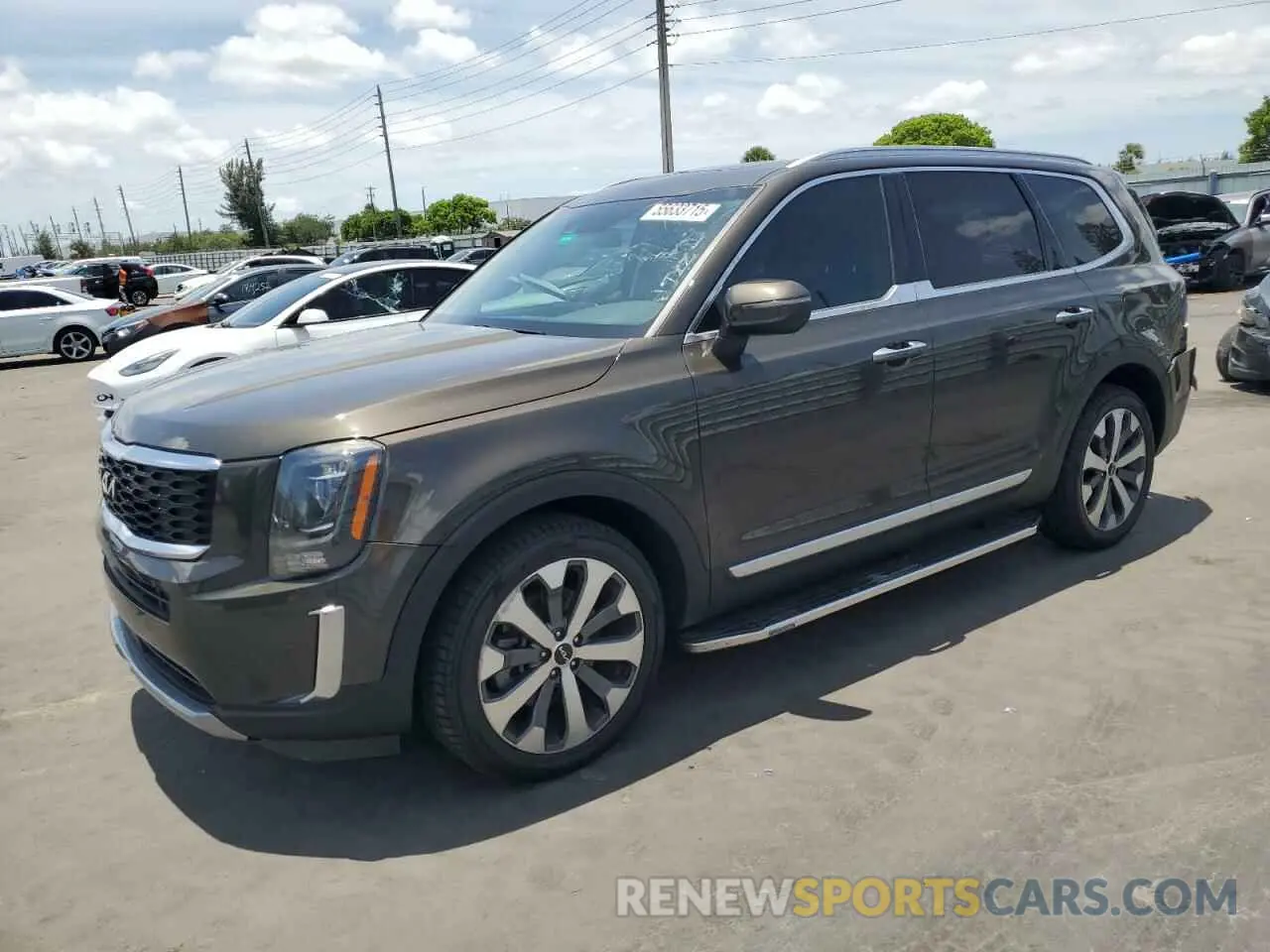 1 Photograph of a damaged car 5XYP6DHC7NG241722 KIA TELLURIDE 2022