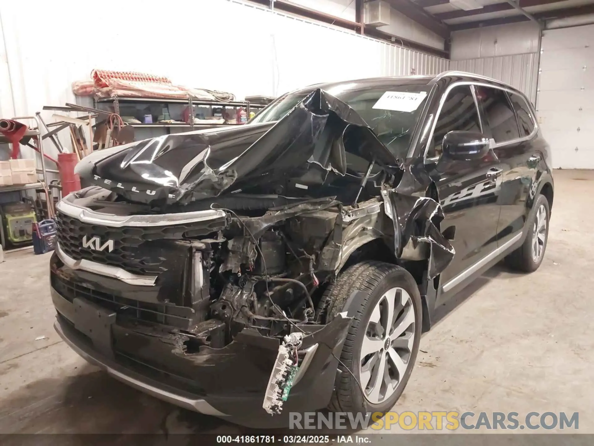 2 Photograph of a damaged car 5XYP6DHC8NG281257 KIA TELLURIDE 2022