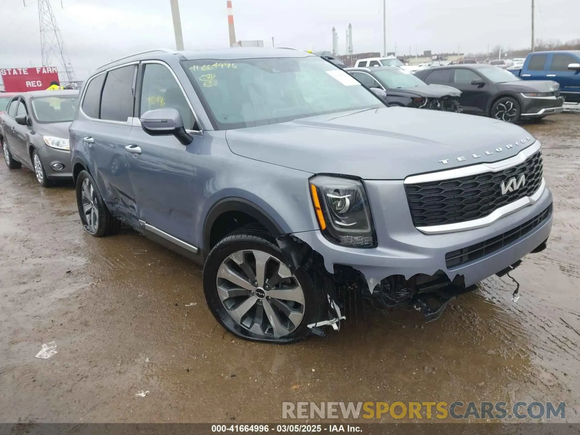 6 Photograph of a damaged car 5XYP6DHC8NG310756 KIA TELLURIDE 2022