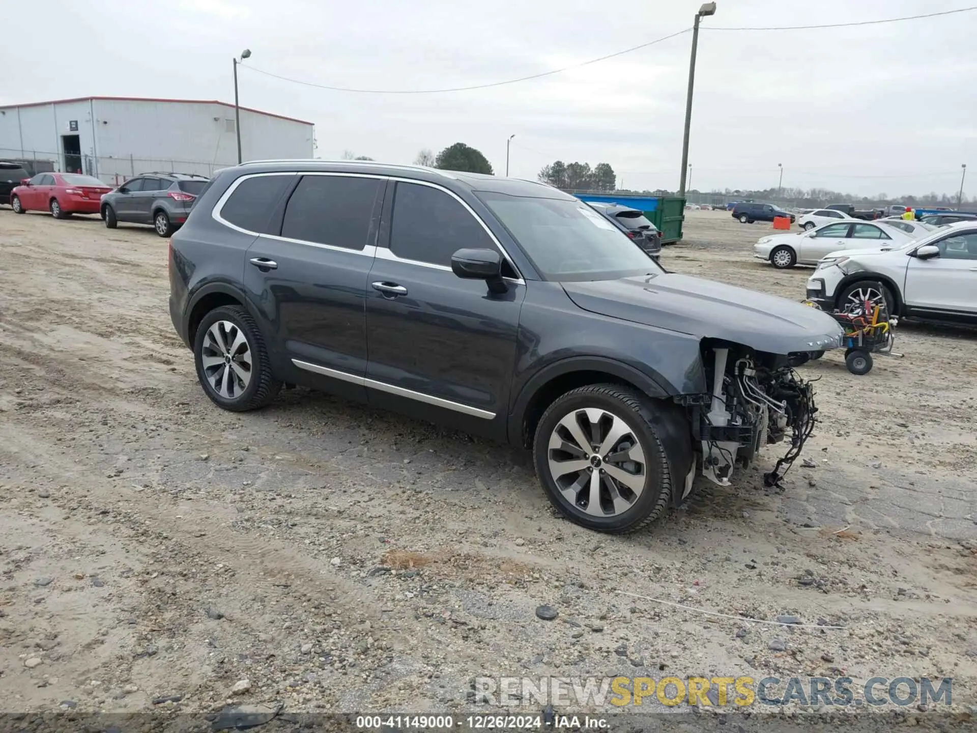 1 Photograph of a damaged car 5XYP6DHCXNG240676 KIA TELLURIDE 2022