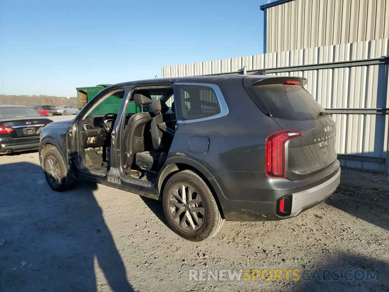 2 Photograph of a damaged car 5XYP24GC1PG386660 KIA TELLURIDE 2023