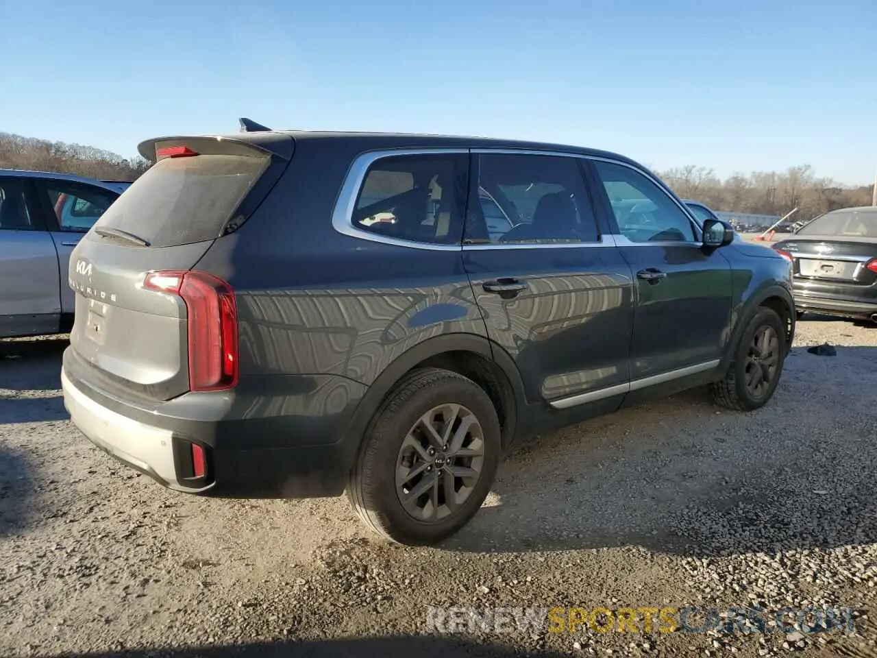 3 Photograph of a damaged car 5XYP24GC1PG386660 KIA TELLURIDE 2023