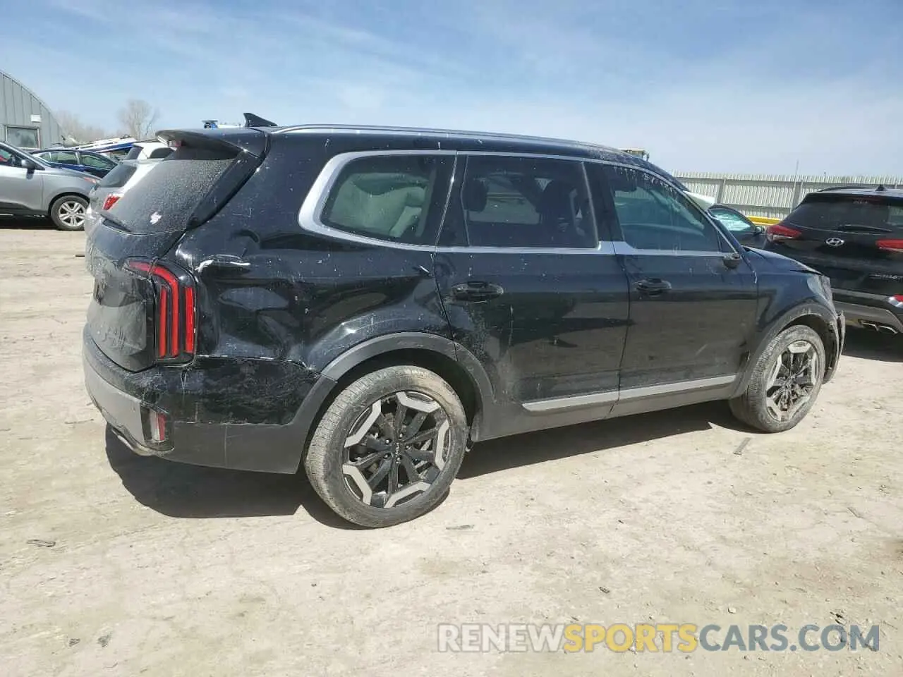 3 Photograph of a damaged car 5XYP34GC0PG347913 KIA TELLURIDE 2023